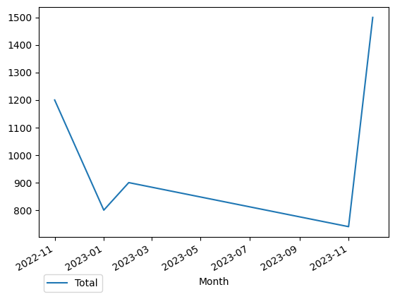 Graph of payments should have loaded here